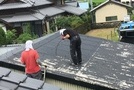 熊本県山鹿市での屋根スレート塗装作業のサムネイル